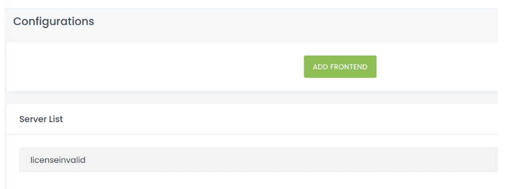 Frontend Server