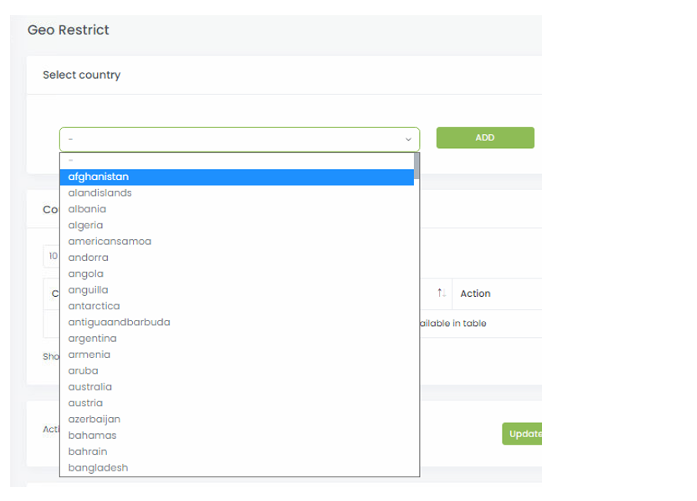 Geo Restrict Page