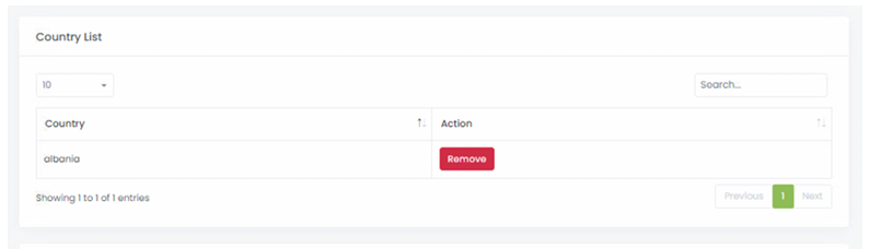 Geo Restrict Page
