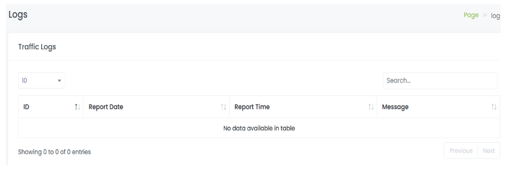 Traffic Logs