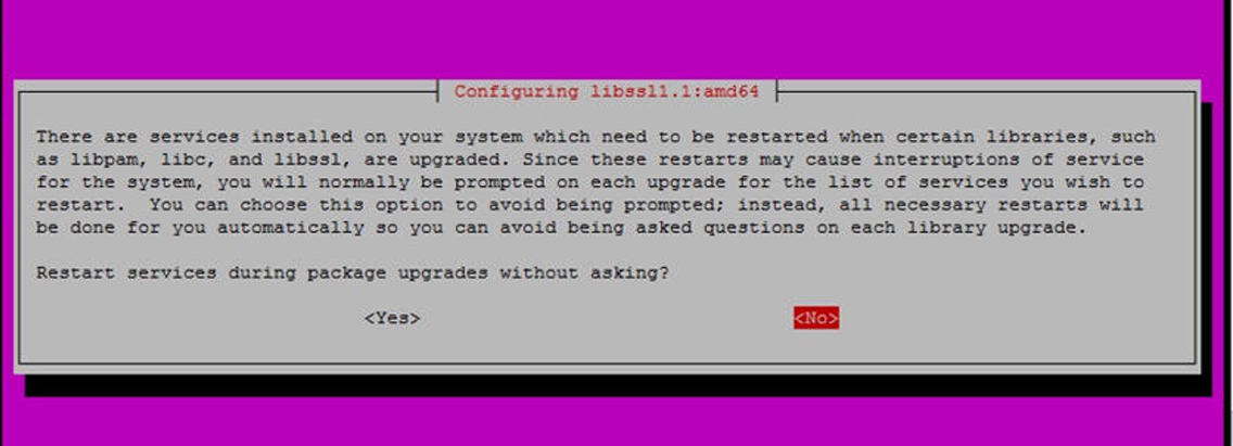 Setup Screen