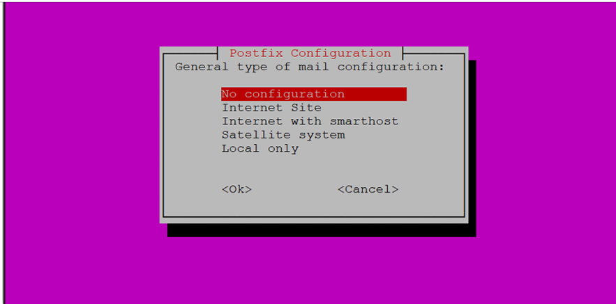 Setup Screen